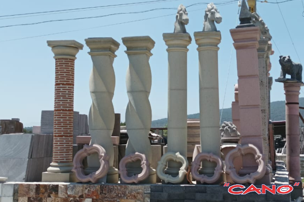 venta de columnas de piedra en puebla